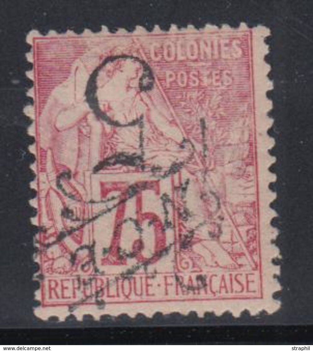 ** NOUVELLE CALEDONIE - ** - N°37 - 5 S/75c Rose - BdF - TB - Vide