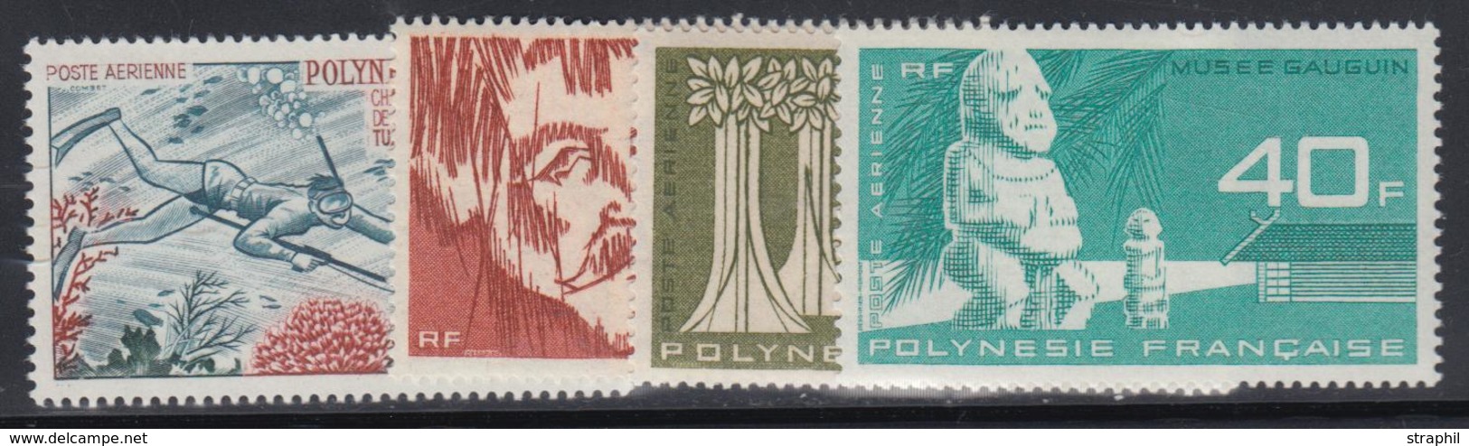 ** POLYNESIE - POSTE AERIENNE - ** - N°2/3*, N°7, 9, 15/16 - 6 Valeurs - TB - Vide