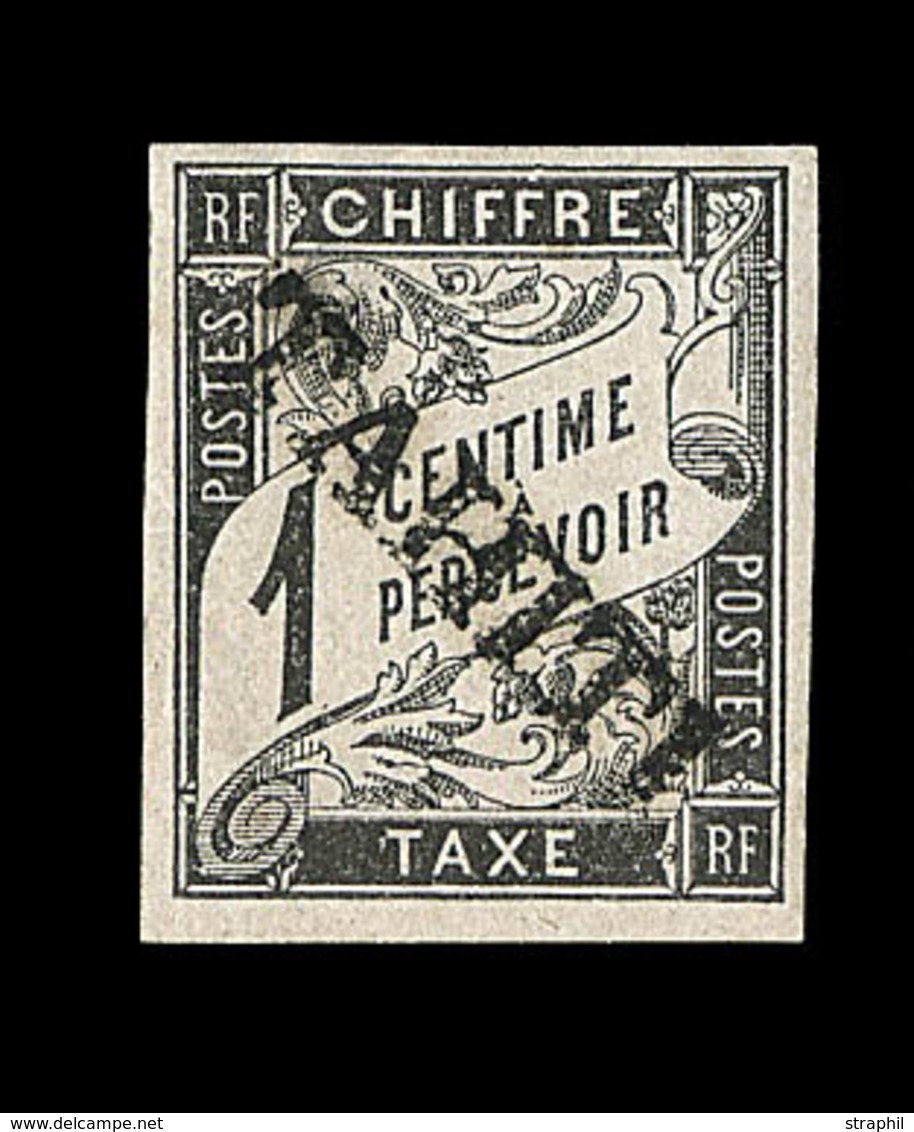 * TAHITI - TIMBRES TAXE - * - N°1 - 1c Noir - TB - Autres & Non Classés