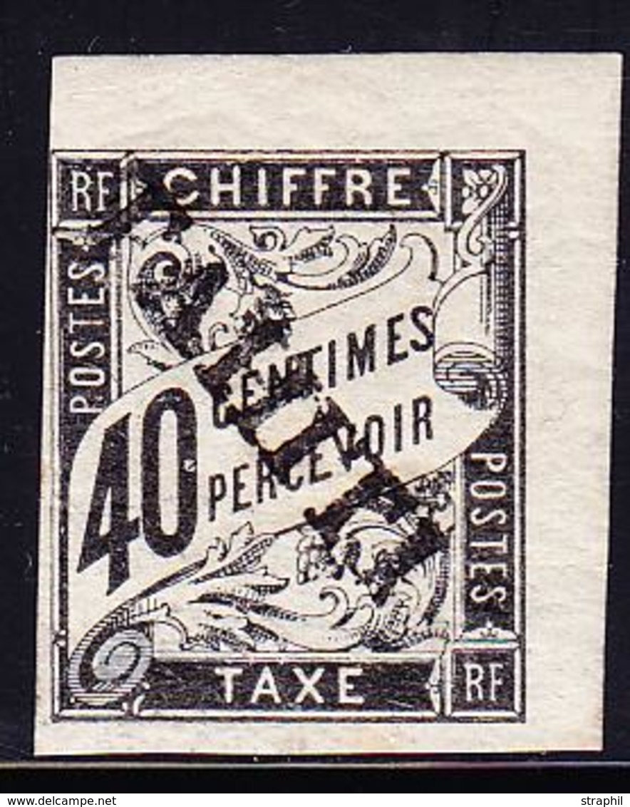 ** TAHITI - TIMBRES TAXE - ** - N°10 - 40c Noir - CdF - TB - Autres & Non Classés