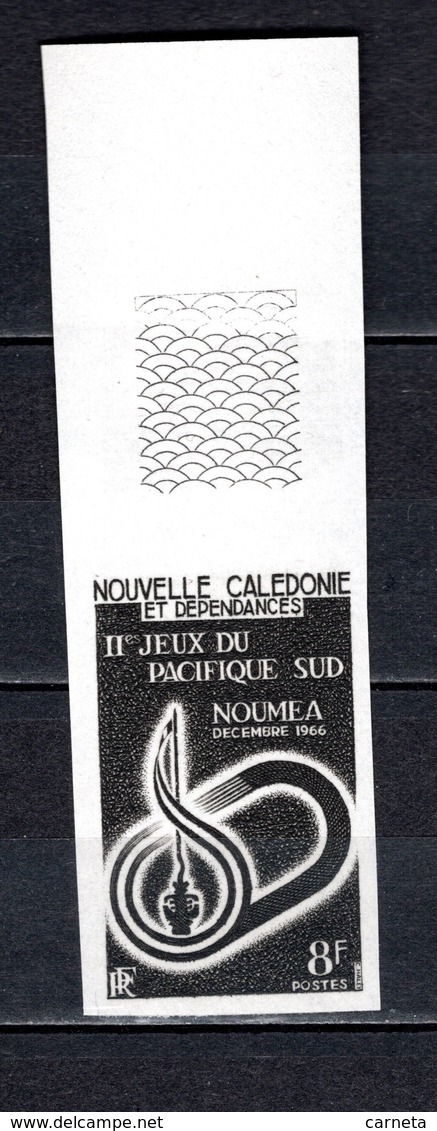 Nlle CALEDONIE N° 328    ESSAI DE COULEUR EN NOIR  NEUF SANS CHARNIERE  COTE ?  JEUX SPORTIFS - Non Dentelés, épreuves & Variétés