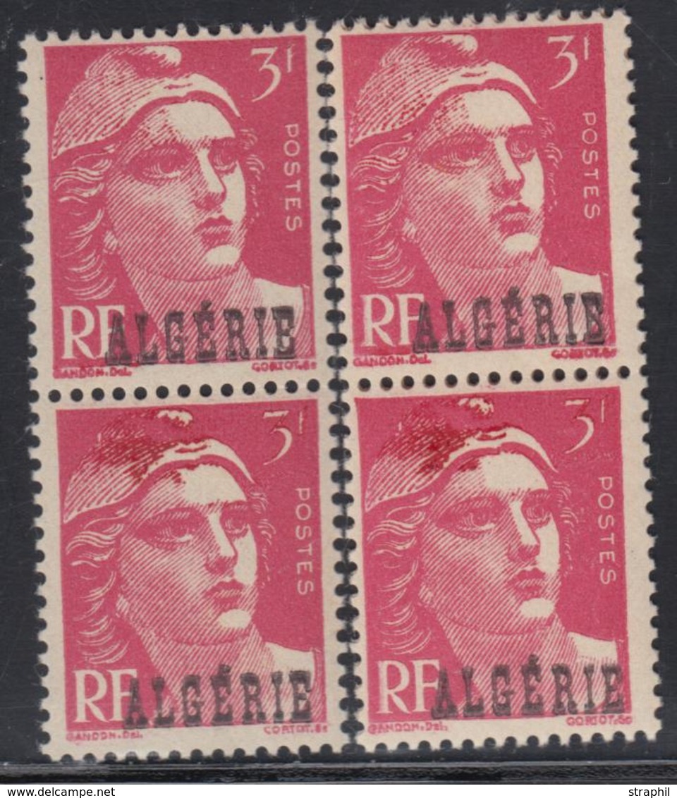 ** ALGERIE - VARIETES - ** - N°233a, Sans 2F - TTB - Vide