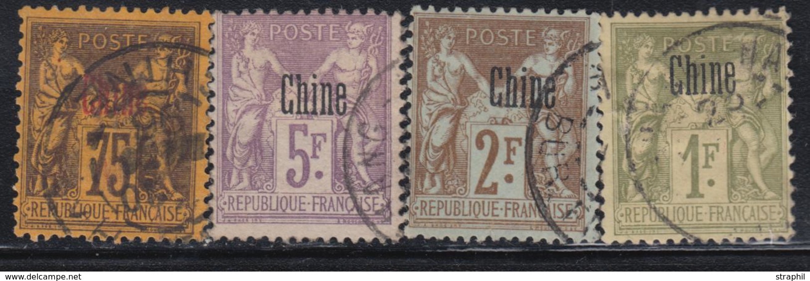 * CHINE - BUREAU FRANCAIS - * - N°12a - 50c Rose Foncé - TB - Autres & Non Classés