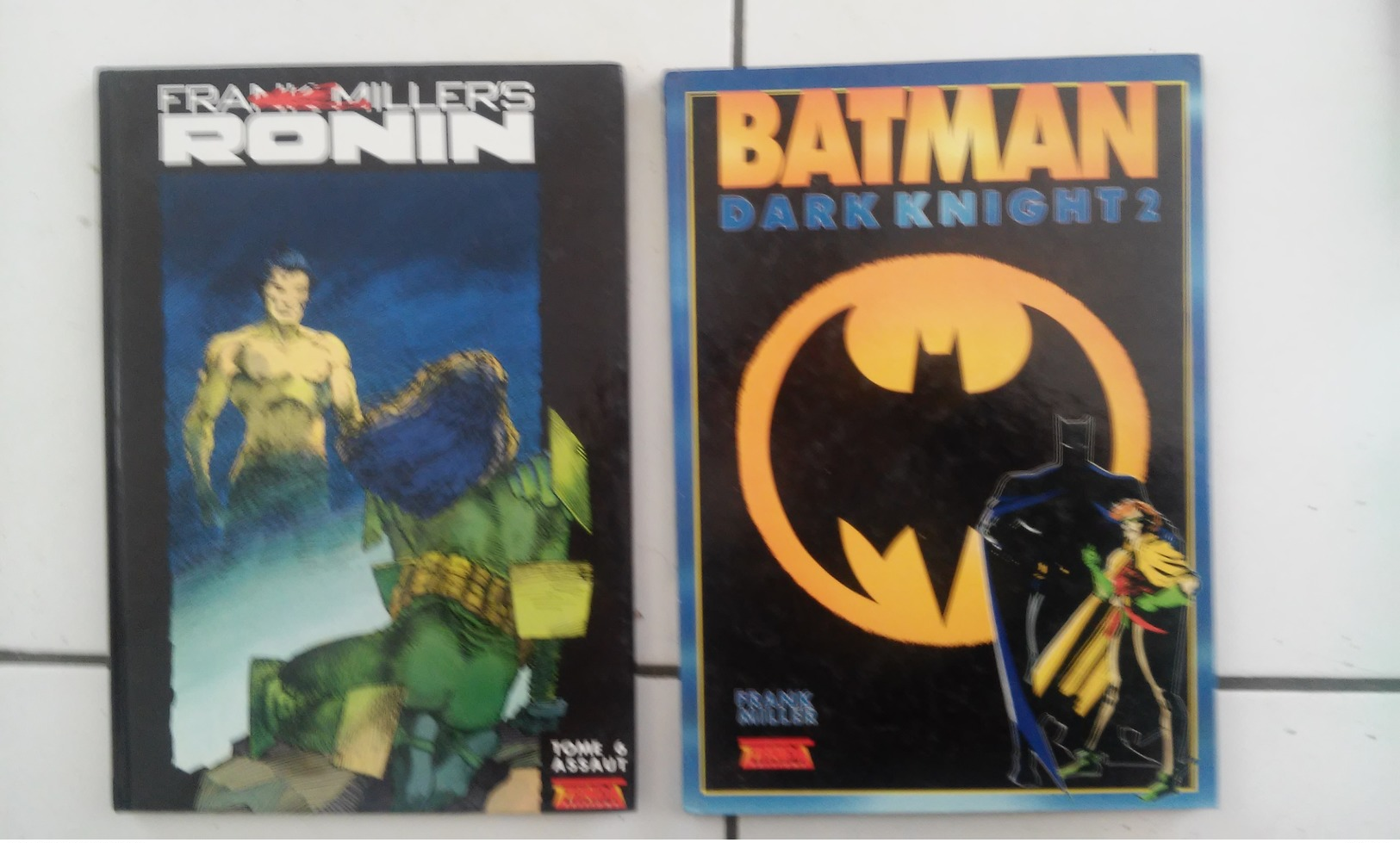 Lot 2 Bd FRANK MILLER Batman Dark Knight 2 + Ronin 6 (Assaut) - Batman