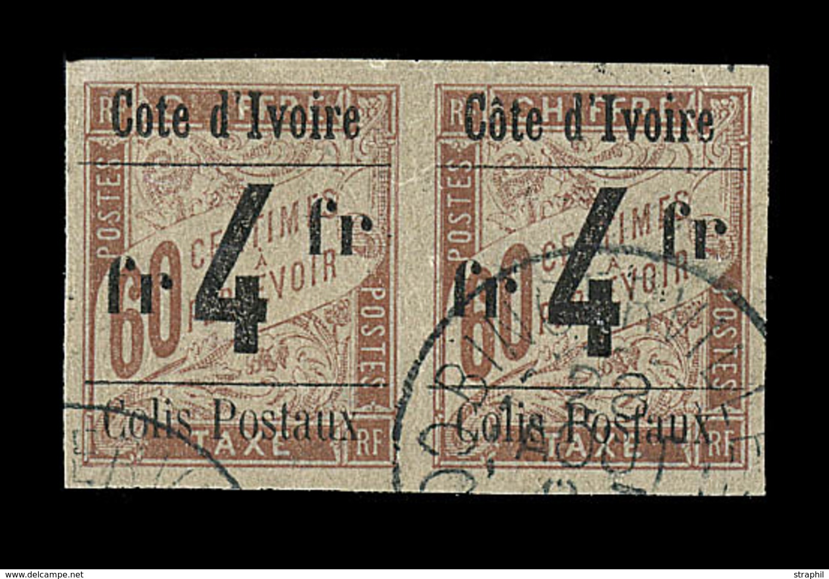 * COTE D'IVOIRE - COLIS POSTAUX - * - N°11 - 4F S. 60c - Comme ** - TB - Autres & Non Classés