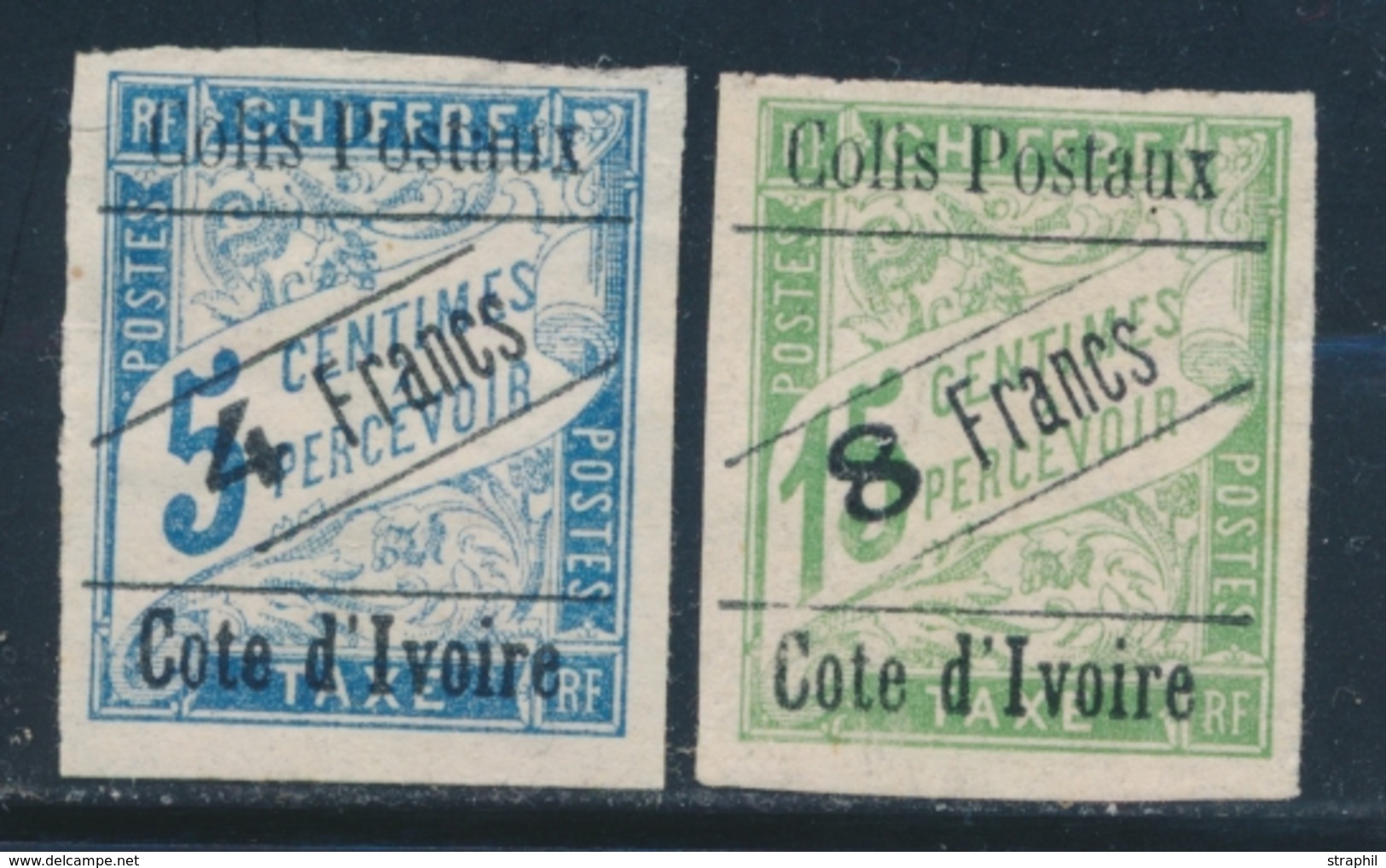 */O COTE D'IVOIRE - COLIS POSTAUX - */O - N°14/15 - N°15 Obl. - TB - Autres & Non Classés