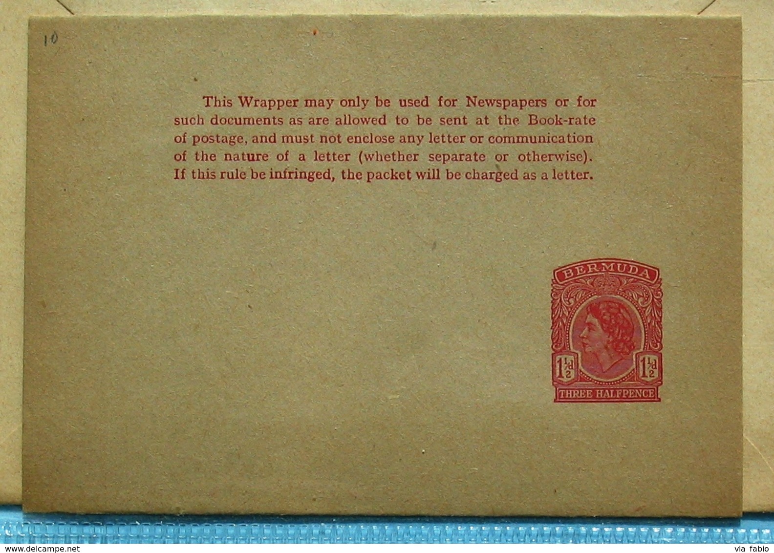 Bermuda Q E II Wrapper Stationery1.1\2 D - Bermuda