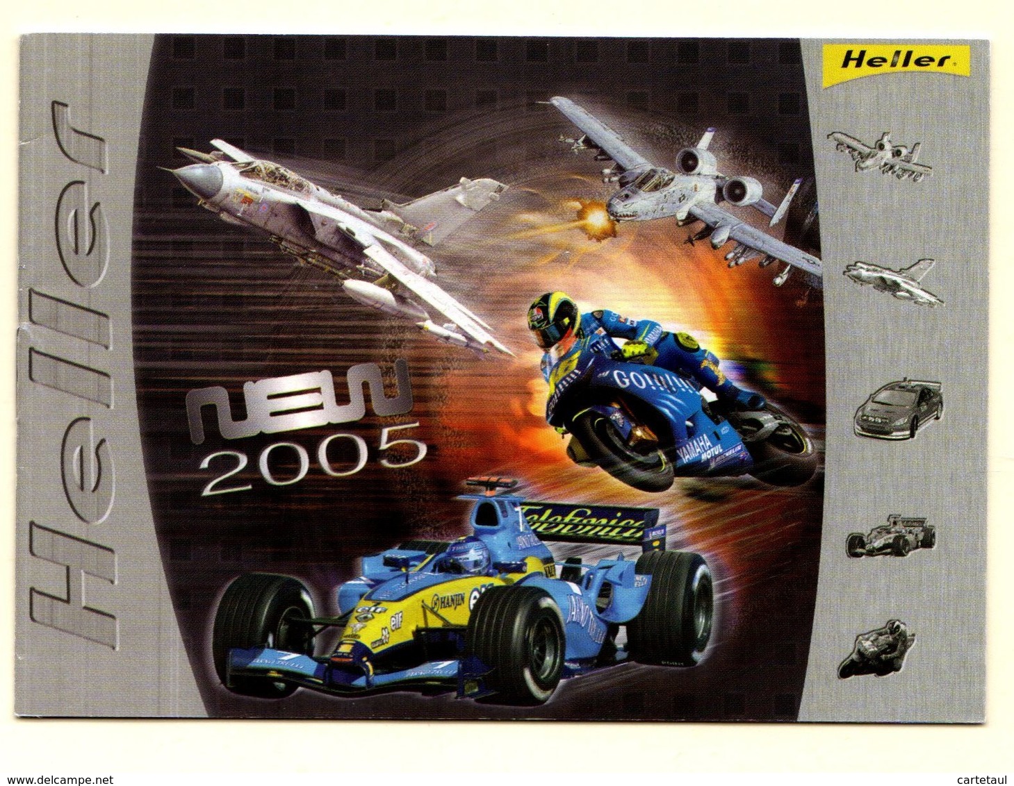 !! Catalogue HELLER 2005 Avec Nouveautés Modélisme Maquettes Avions Autos Motos Bateaux 16 Pages + 4 De Couverture TTB ! - France