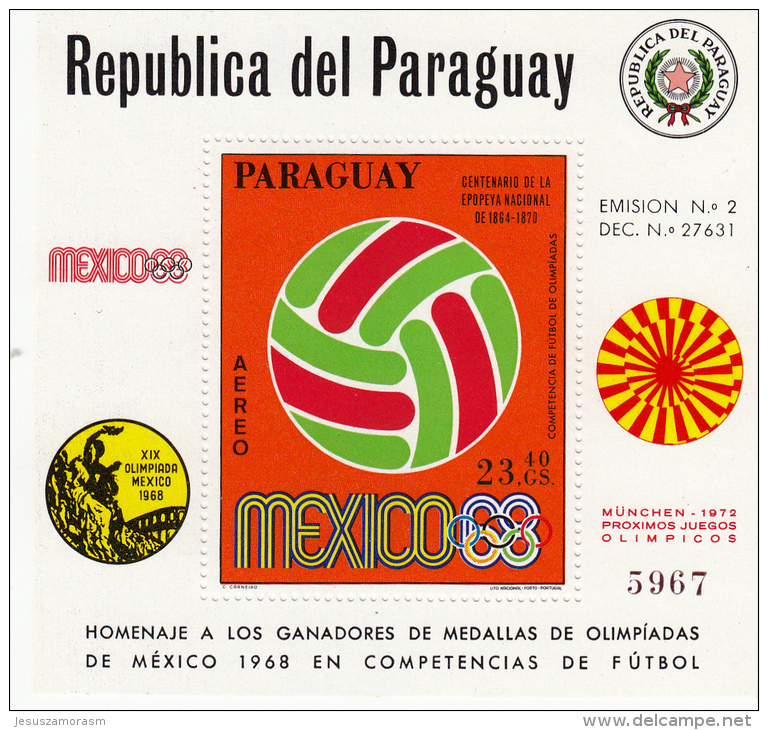 Paraguay Hb Michel 128 - Paraguay