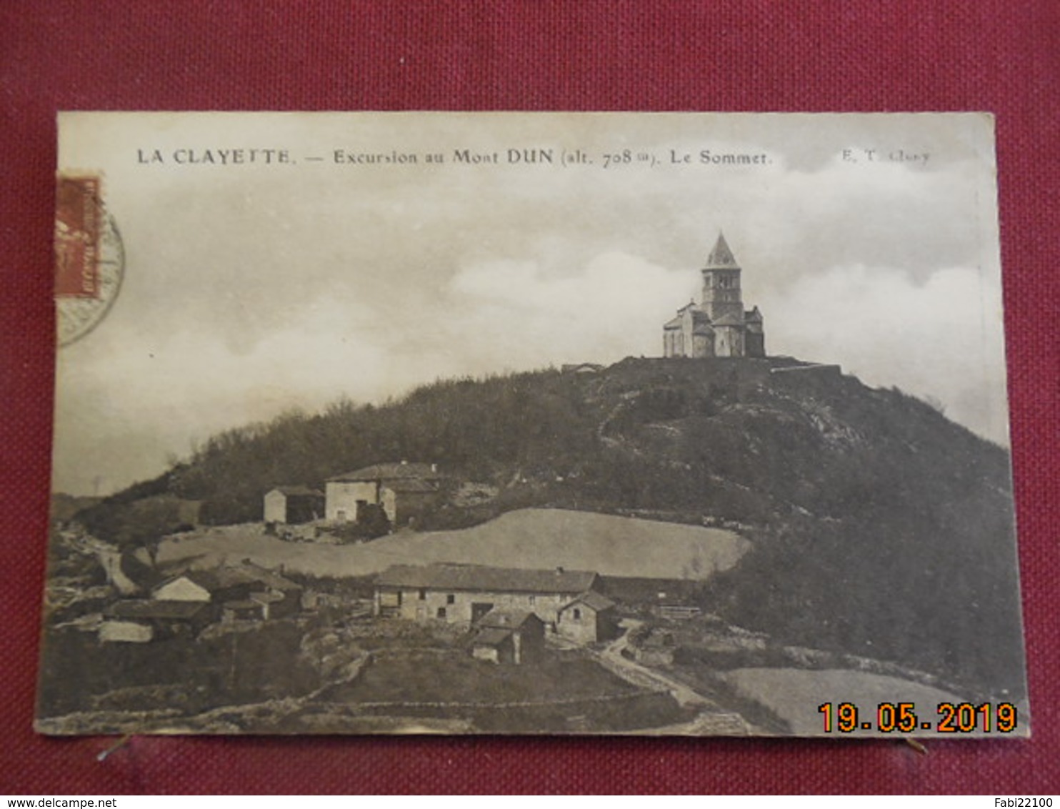 CPA - La Clayette - Excursion Au Mont Dun - Le Sommet - Autres & Non Classés