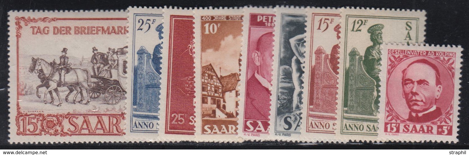 * ESPAGNE - POSTE AERIENNE - * - N°56/67 - Surchargés MUESTRA - TB - Neufs