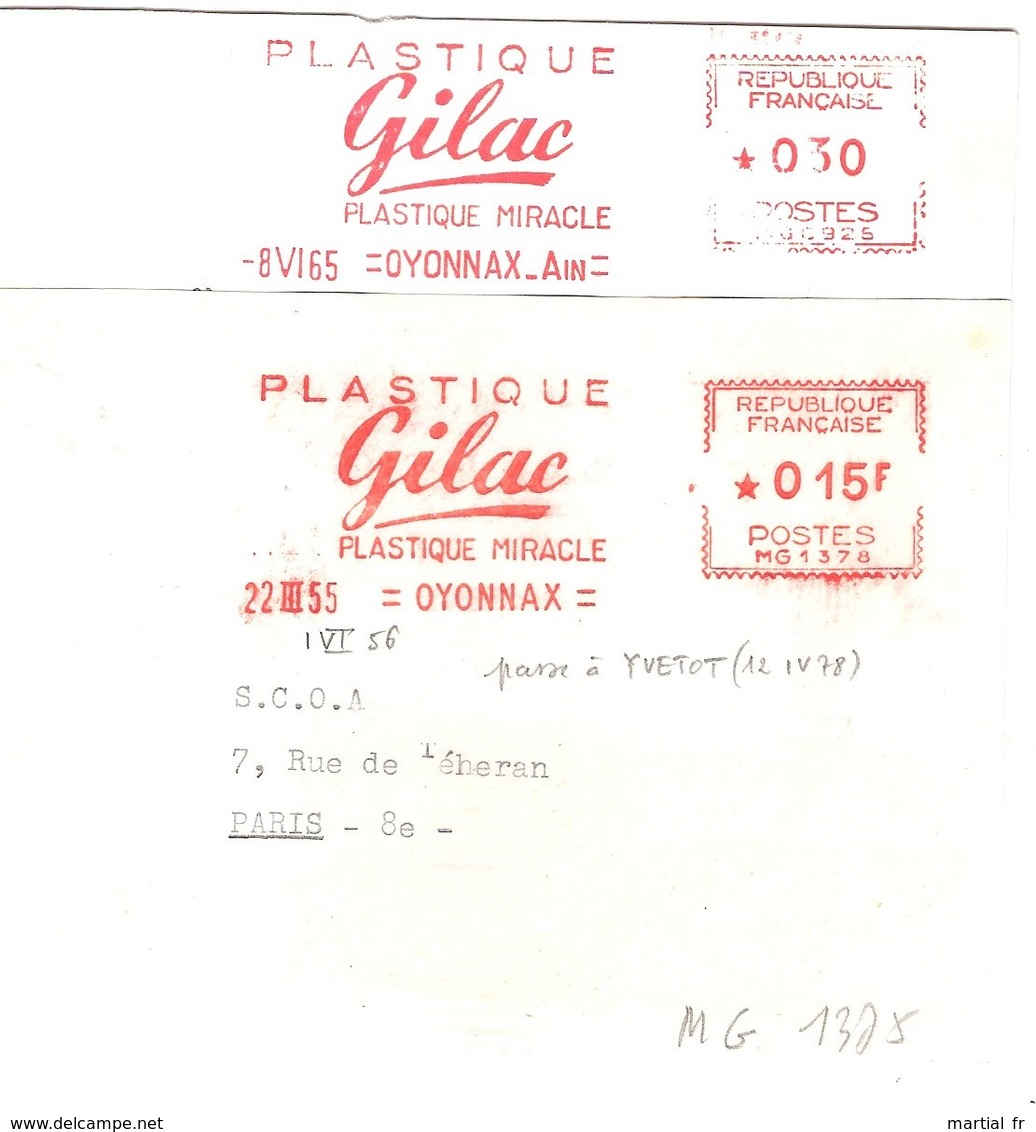 2 EMA FRANCE PLASTIQUE MIRACLE PLASTIC KUNSTTOFF CHIMIE CHEMIE GILLAC WUNDER OYONNAX AIN 1955 1965 CHEMICAL KEMIE - Química