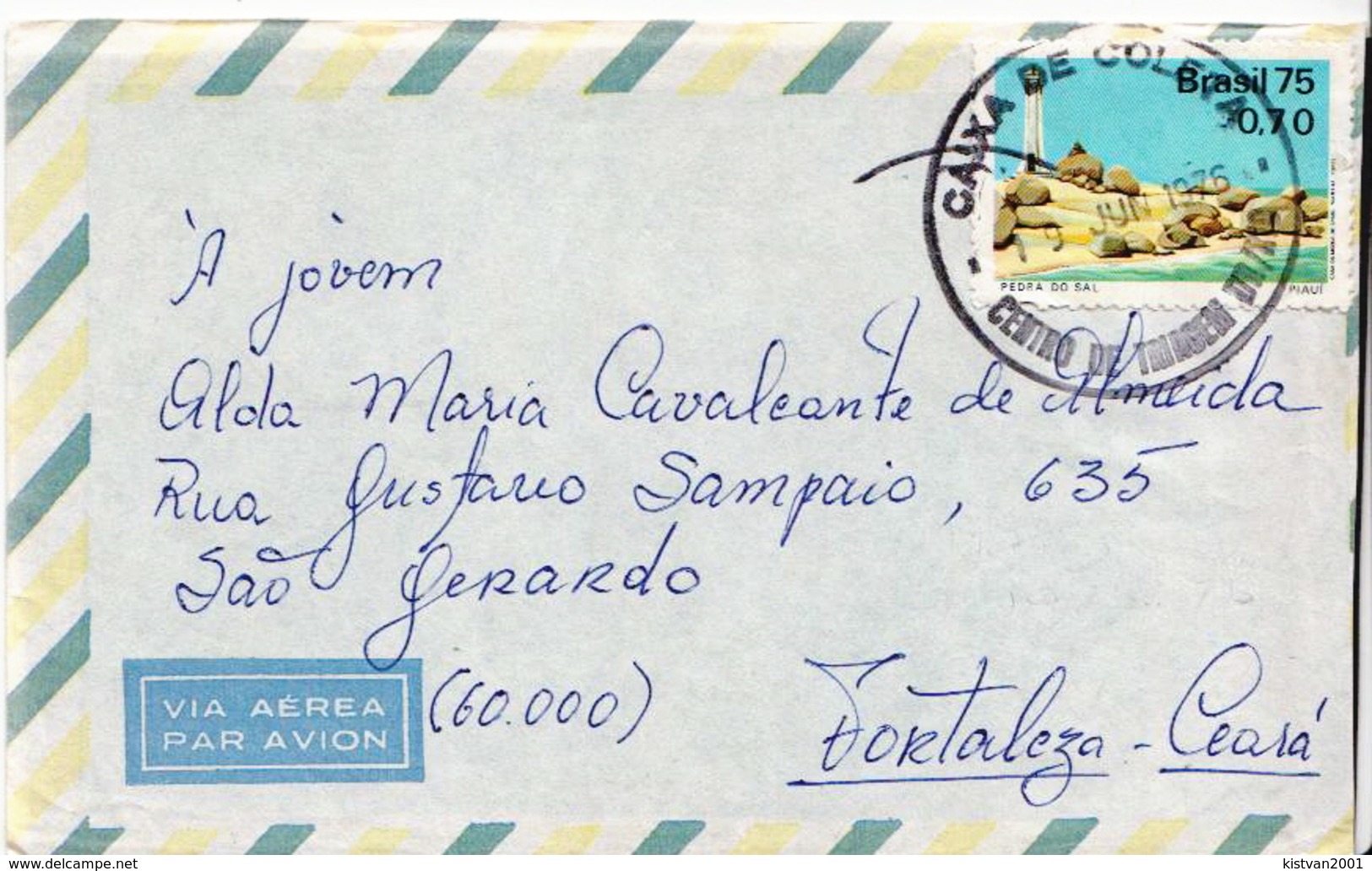 Postal History Cover: Brazil Stamp On Cover - Covers & Documents