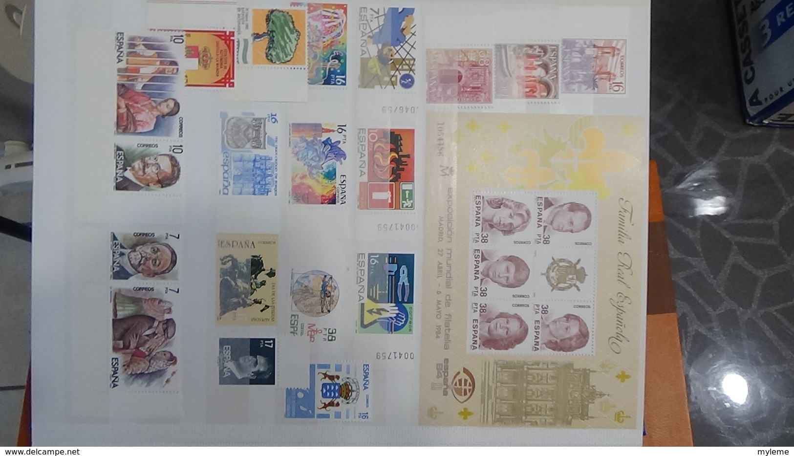 Collection ESPAGNE timbres et blocs tous **. + quelques SAN MARIN ** Très sympa !!!