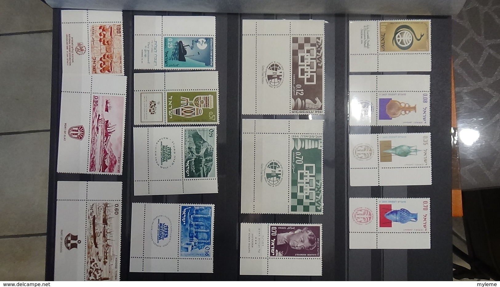 Collection ISRAEL Timbres Avec Tabs **.  Très Sympa !!! - Collections (with Albums)