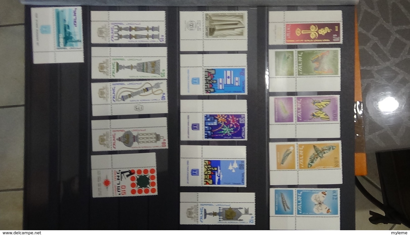 Collection ISRAEL Timbres Avec Tabs **.  Très Sympa !!! - Collections (with Albums)