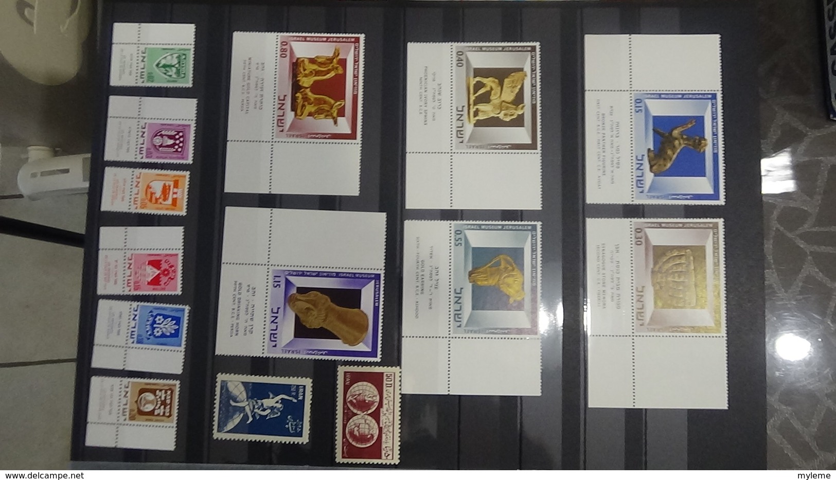 Collection ISRAEL timbres avec tabs **.  Très sympa !!!