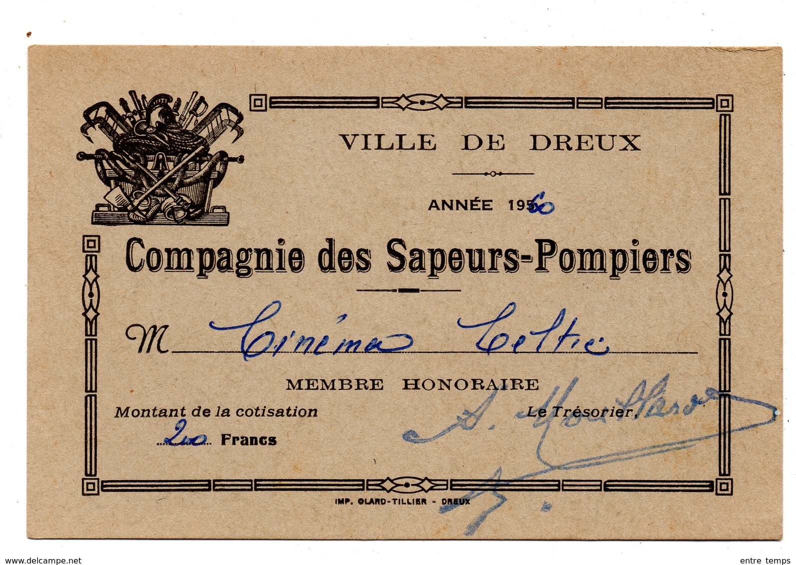 Sapeurs Pompiers Dreux 28 - Collections