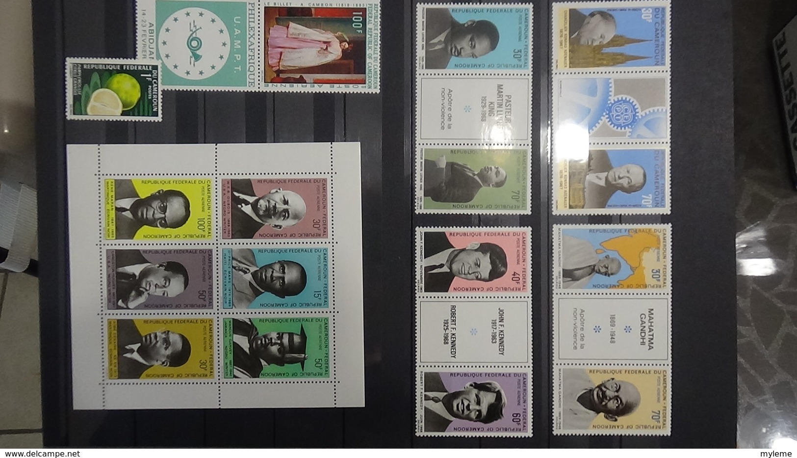 Collection De Divers Pays D'AFRIQUE Timbres Et Blocs **.  Très Sympa !!! - Collections (with Albums)