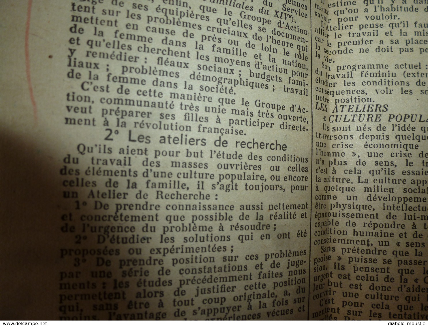 10 avr 1943 INFO-UNI: Aidez aux travaux des champs! ; Croyez-vous que je ne porte pas mon fardeau ; Paroles du CHEF;etc