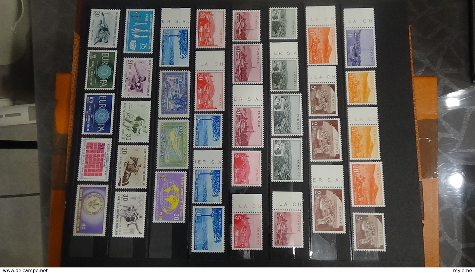 Collection de TURQUIE timbres et blocs **.  Très sympa !!!