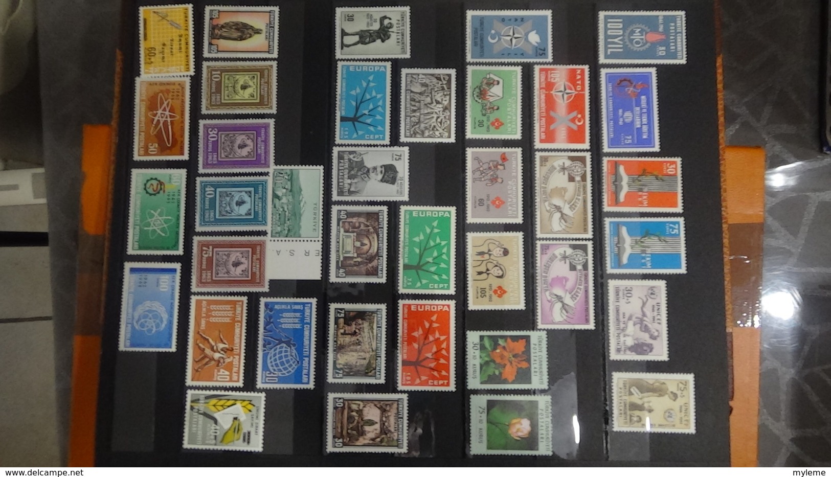 Collection de TURQUIE timbres et blocs **.  Très sympa !!!