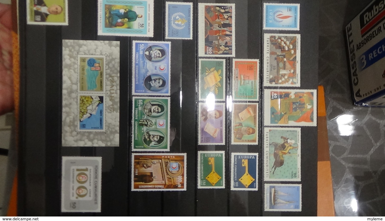 Collection de TURQUIE timbres et blocs **.  Très sympa !!!