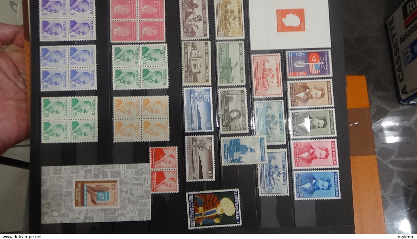 Collection de TURQUIE timbres et blocs **.  Très sympa !!!