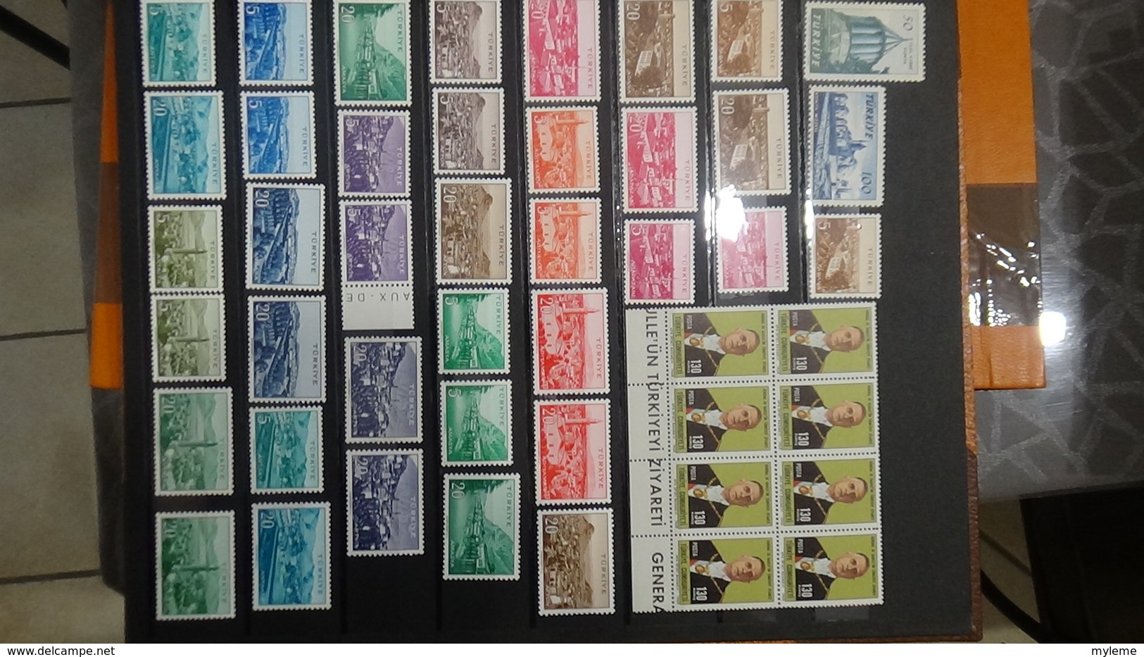 Collection de TURQUIE timbres et blocs **.  Très sympa !!!