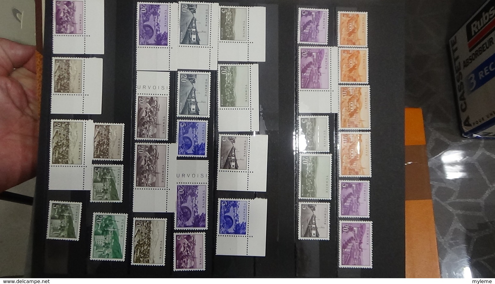 Collection de TURQUIE timbres et blocs **.  Très sympa !!!