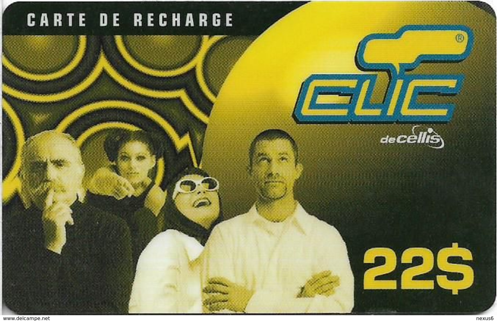 Lebanon - Clic De Cellis - Family, Exp. 31.08.2000, Prepaid 22$, Used - Lebanon