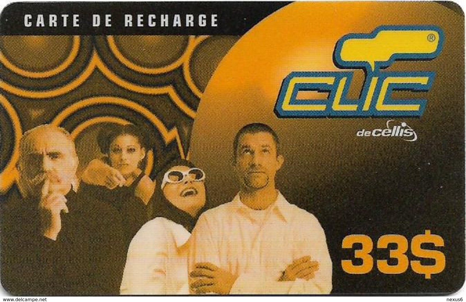 Lebanon - Clic De Cellis - Family, Exp. 31.05.2001, Prepaid 33$, Used - Lebanon