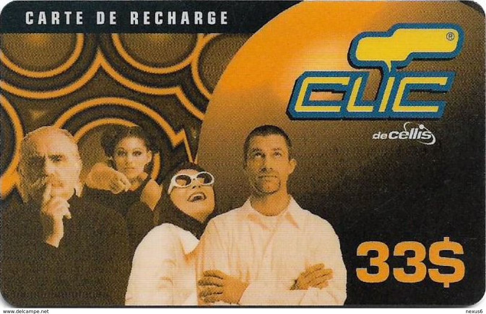 Lebanon - Clic De Cellis - Family, Exp. 31.06.2001, Prepaid 33$, Used - Lebanon