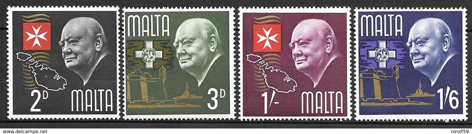 Malta 1966 - Winston Churchill - Malta