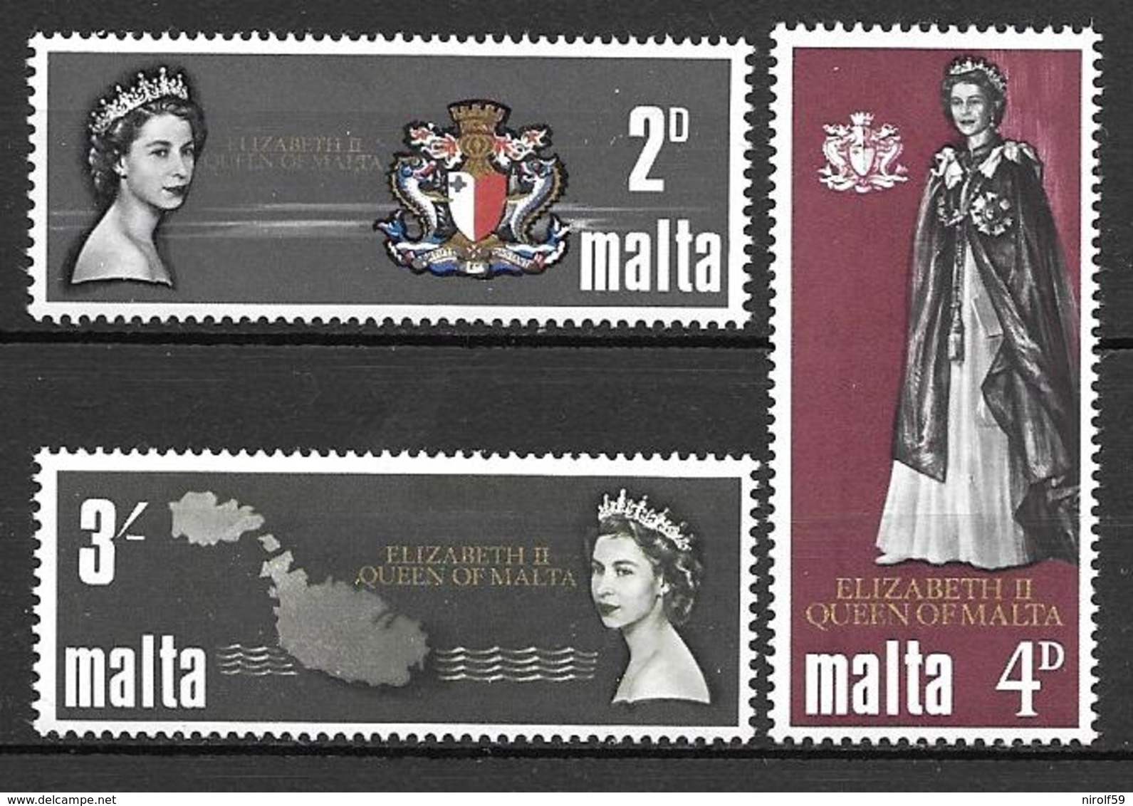 Malta 1967 - Visit Of The Queen Elizabeth II - Malta