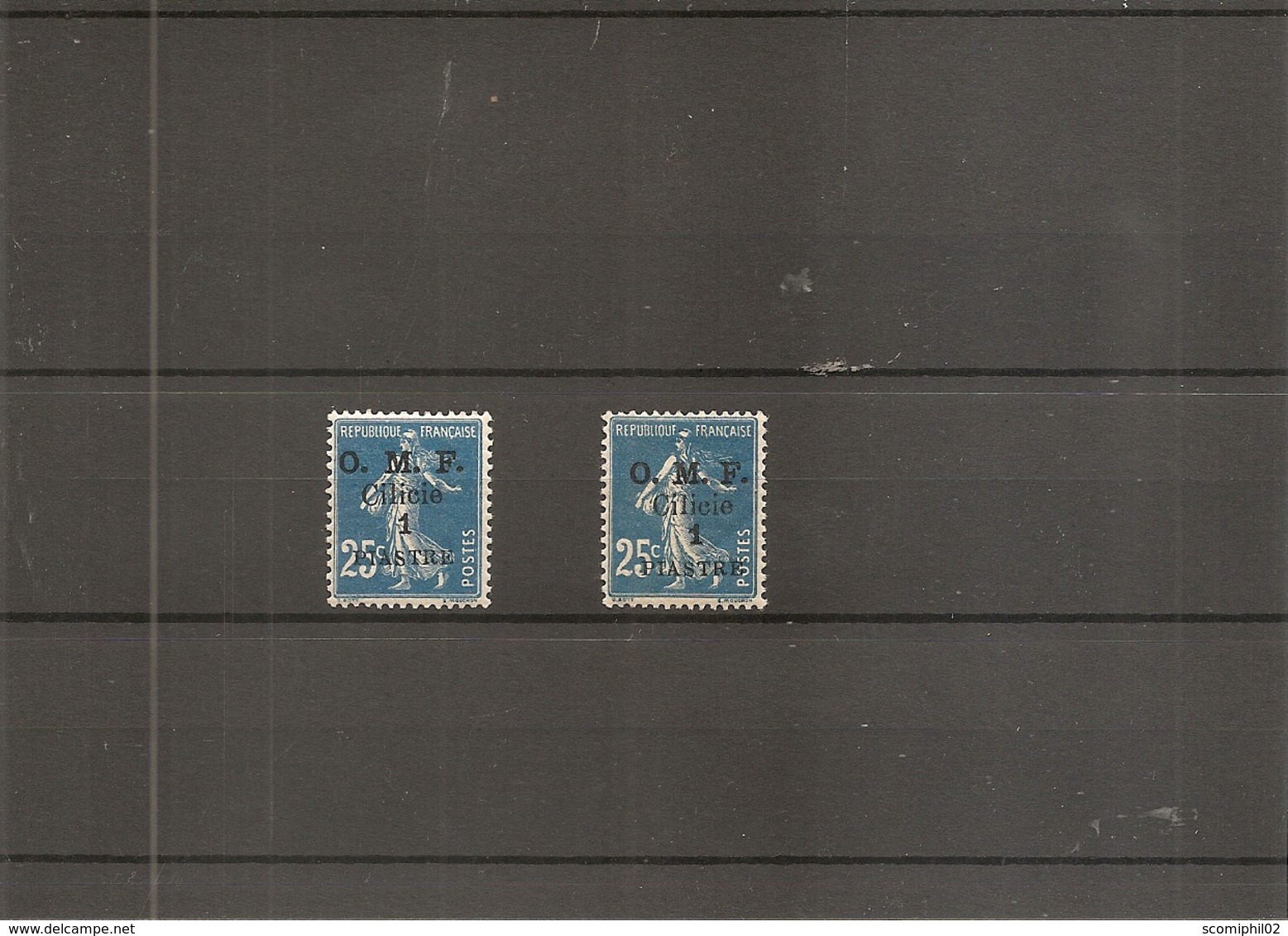 Cilicie ( 92 XXX -MNH - Curiosité : Surcharge Déplacée Vers Le Bas à Voir) - Unused Stamps