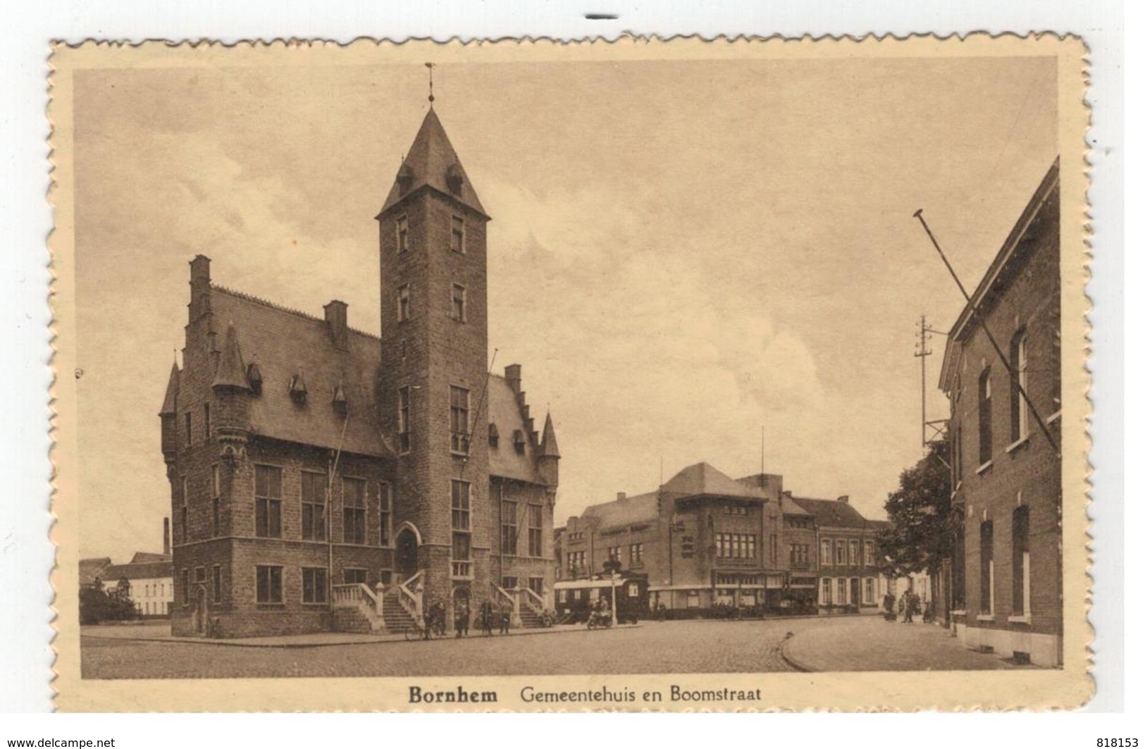 Bornem Bornhem  Gemeentehuis En Boomstraat - Bornem
