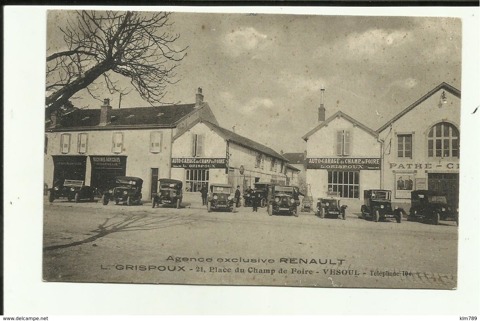 70 - Haute Saone - Vesoul - Agence Renault - Garage Grispoux - 21 Place Du Champ De Foire - - Vesoul