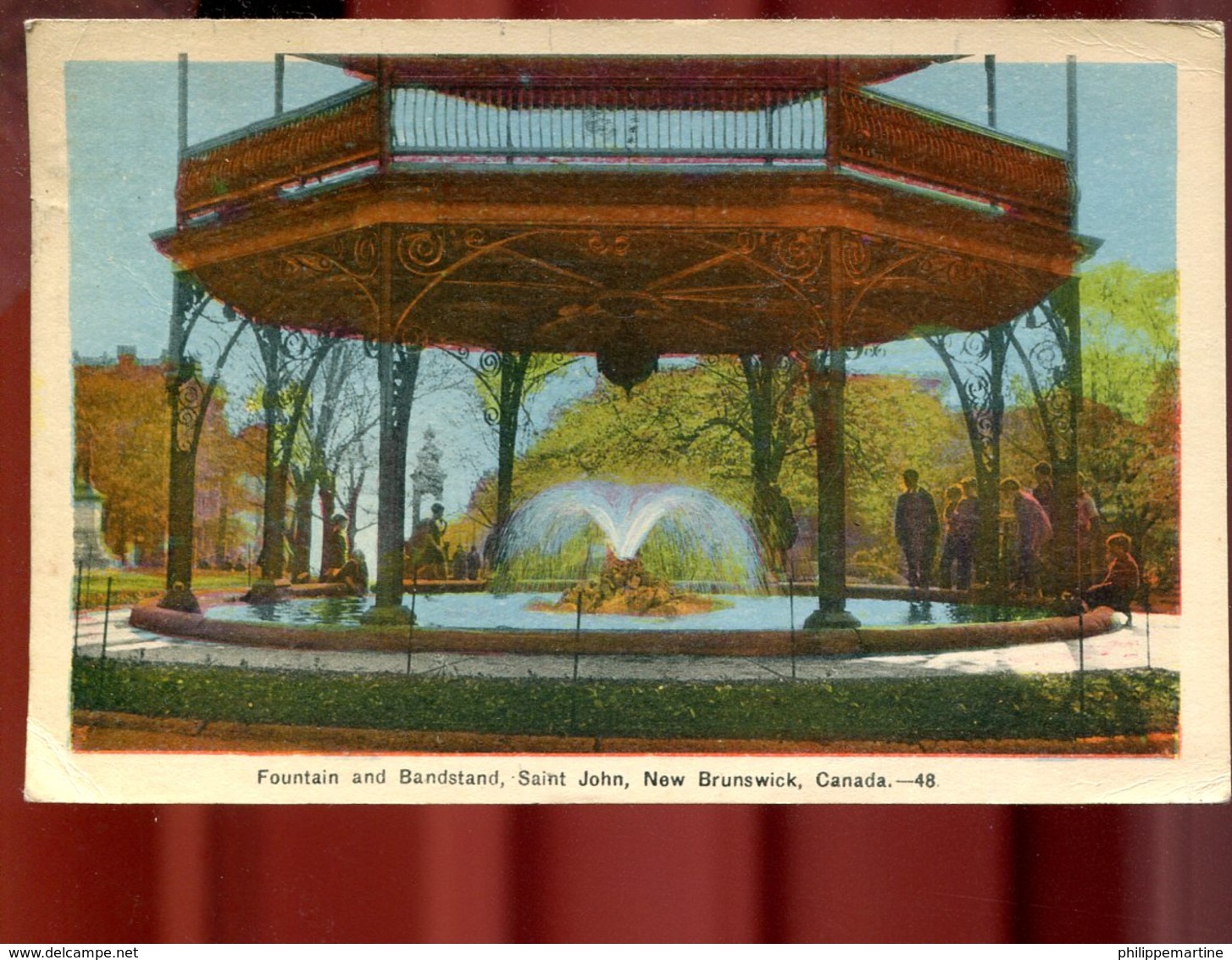 Saint John : Fountain And Bandstand - St. John