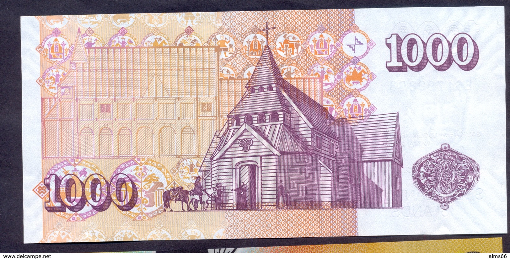 Iceland 1000 Kronur 2001 UNC P- 59(6) - Iceland