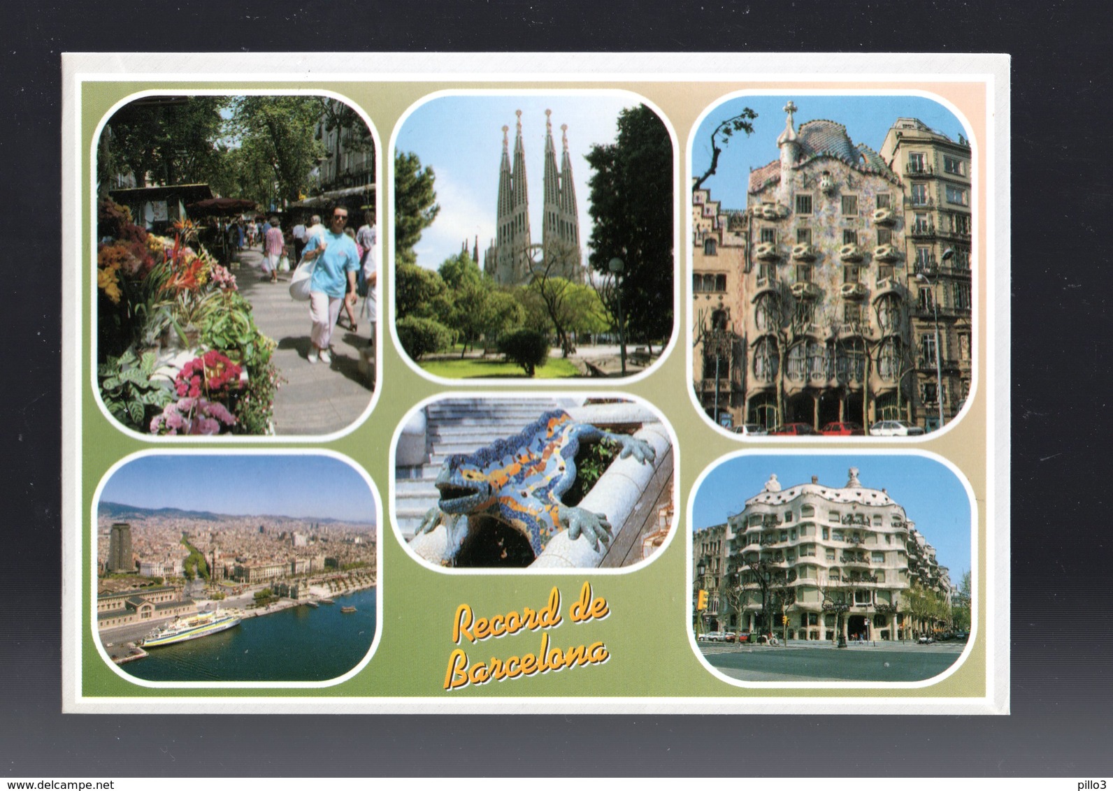 SPAGNA :  BARCELLONA -  Vedute - Viaggiata 30.06.2003 Affrancata Con Fr.llo Yvert N° 3531 - Barcelona