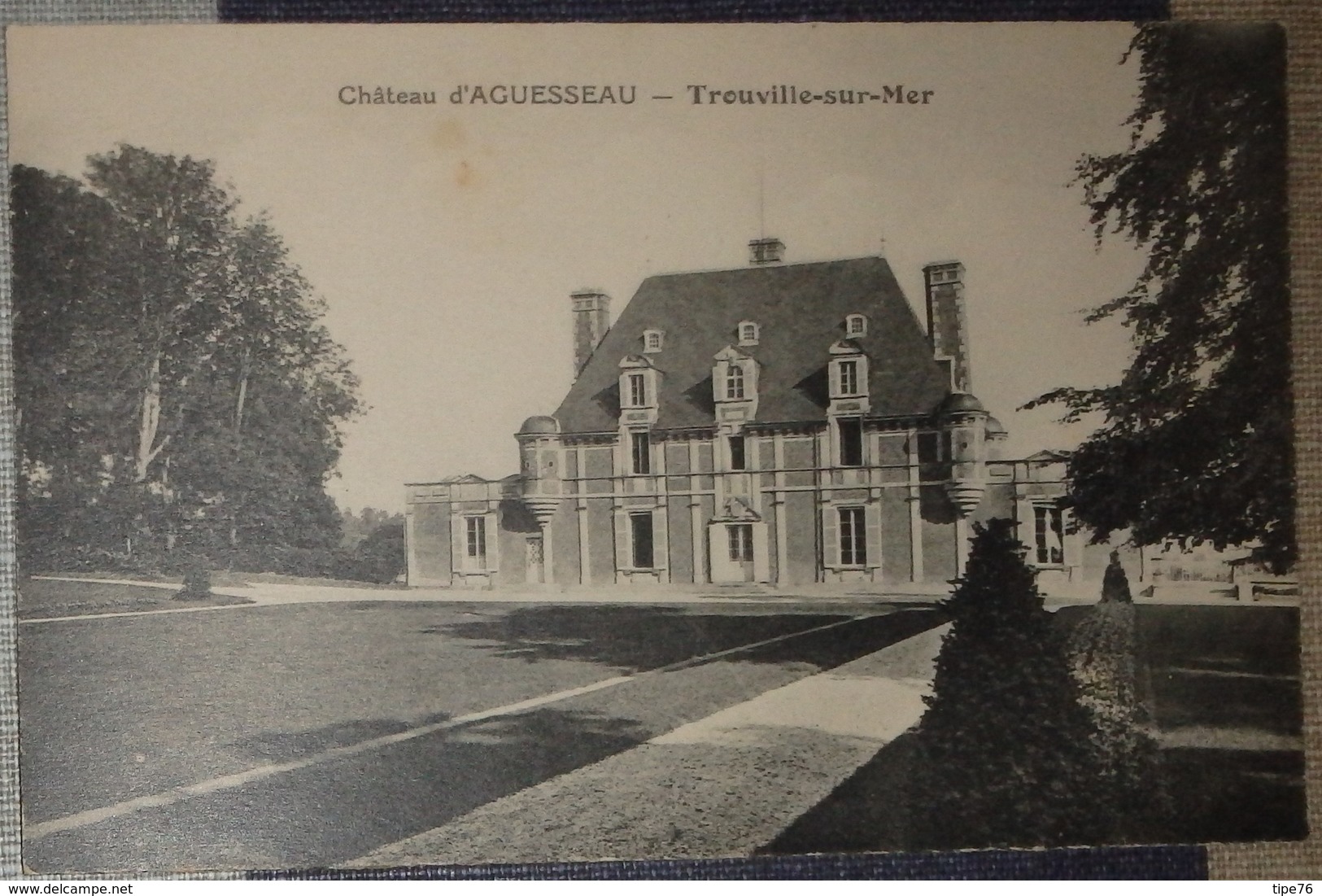 14 Calvados CPA  Château D'Aguesseau Trouville Sur Mer - Autres & Non Classés