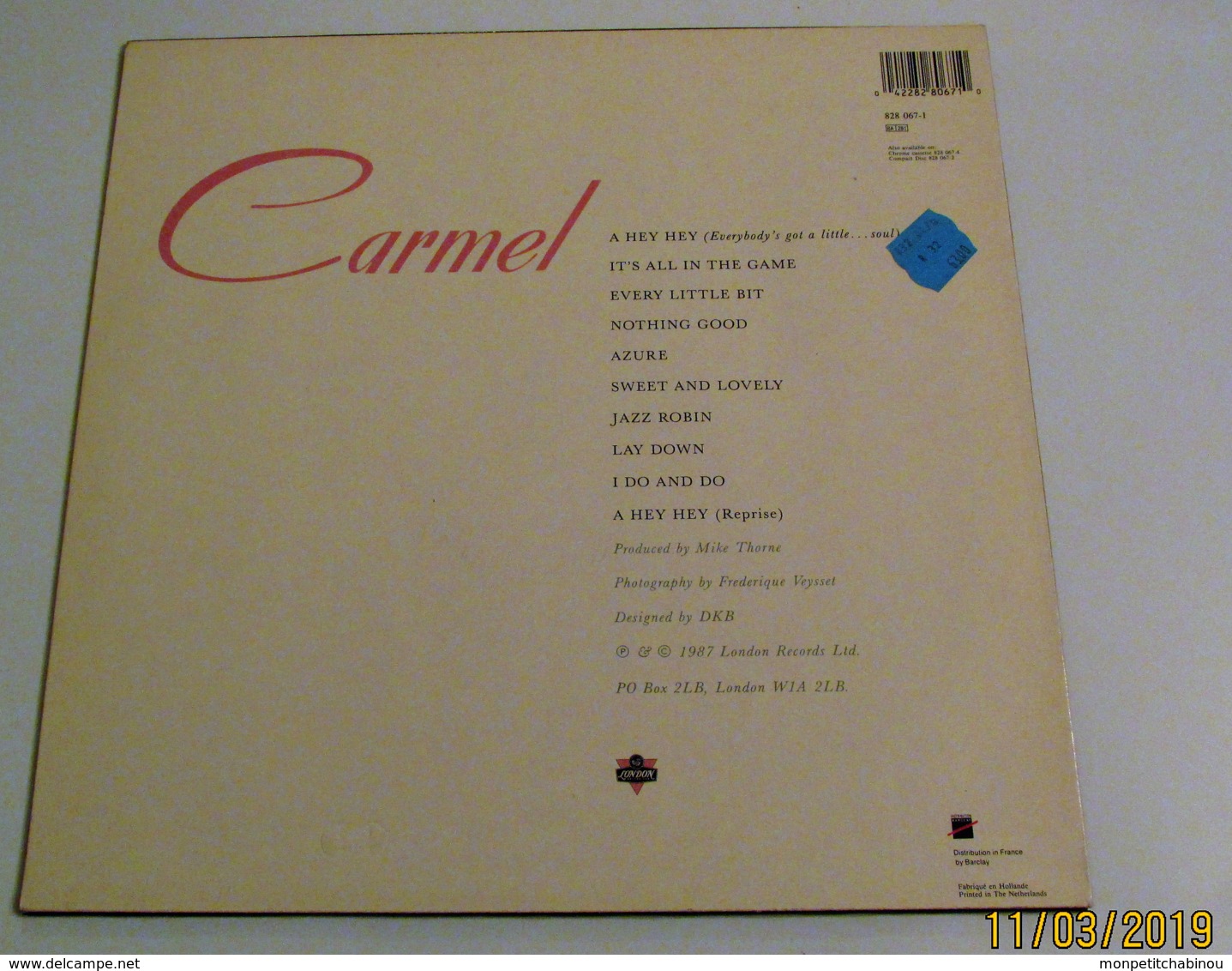 33T CARMEL : Everybody's Got A Little...soul - Soul - R&B