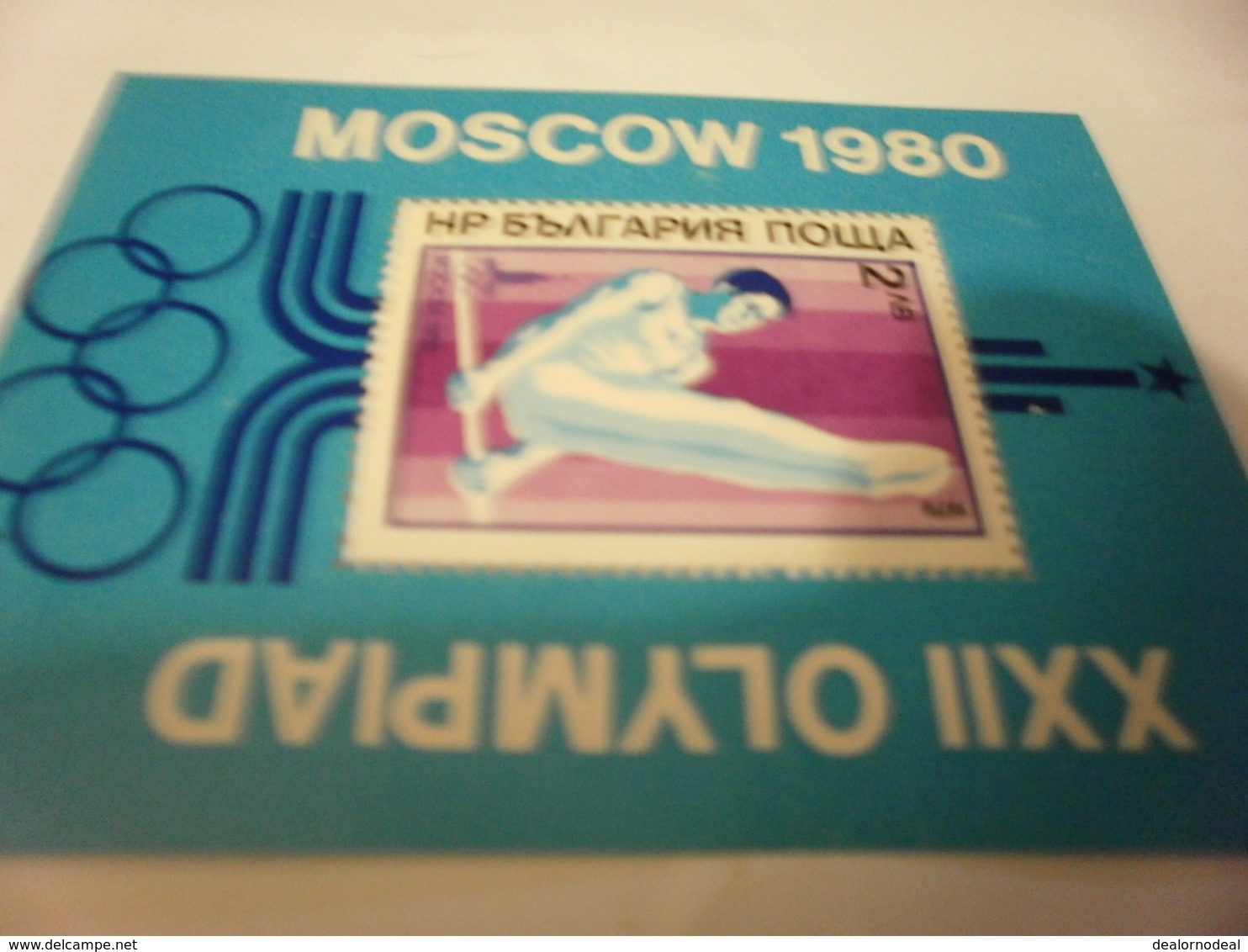 Miniature Sheet Moscow Olympics 1980 Per Sheet - Used Stamps