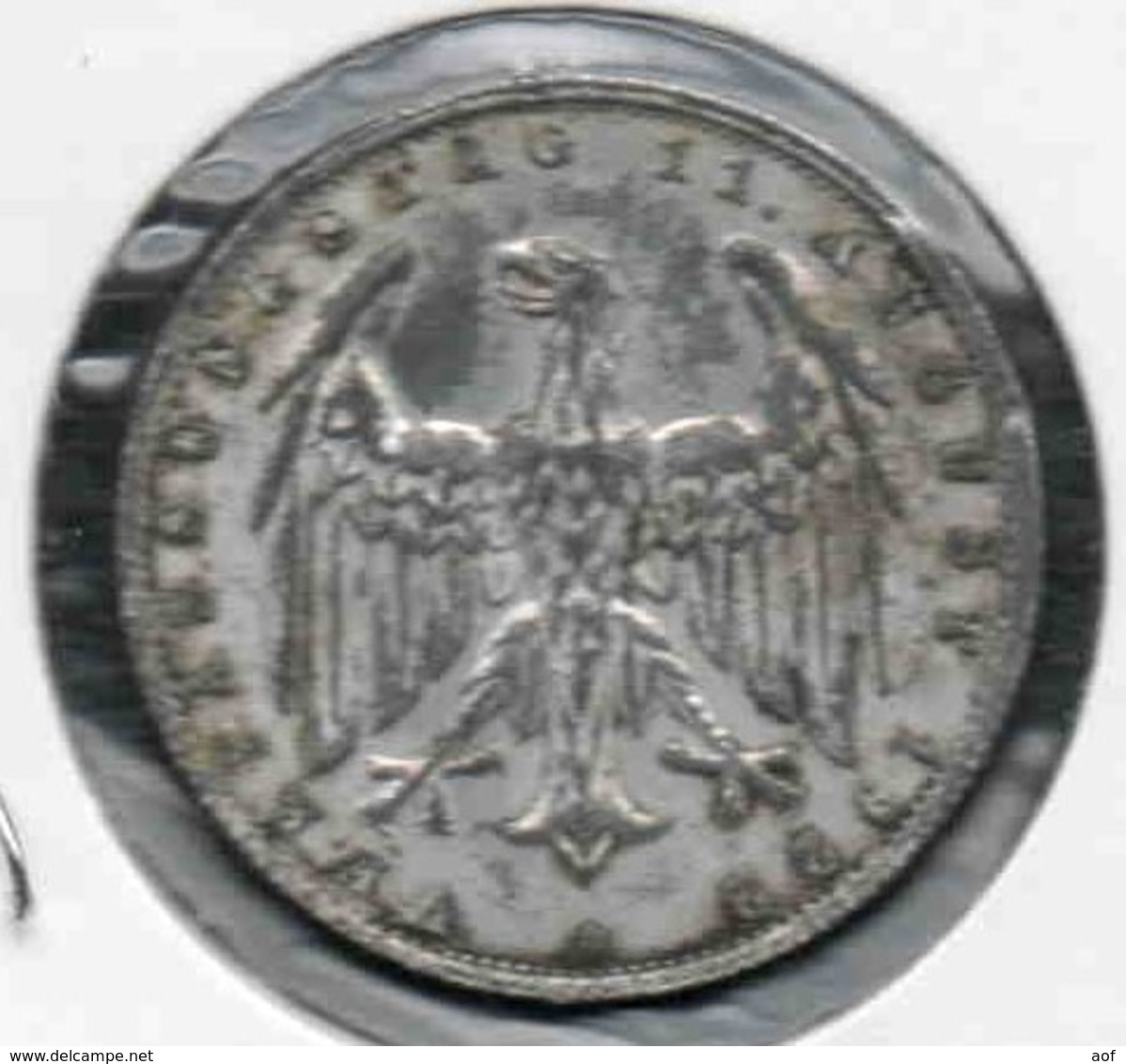 3 Marks 1922 F - 3 Mark & 3 Reichsmark