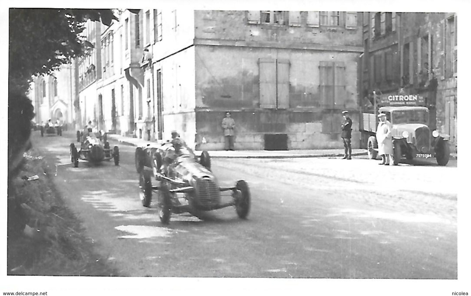 Angoulème - Circuit Des Remparts D'Angoulème 1948 Rare Photo Originale - Course Automobile - Voitures De Course - Angouleme