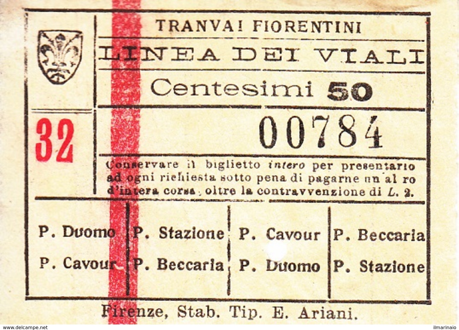 ** TRANVAI FIORENTINI.-** - Europa