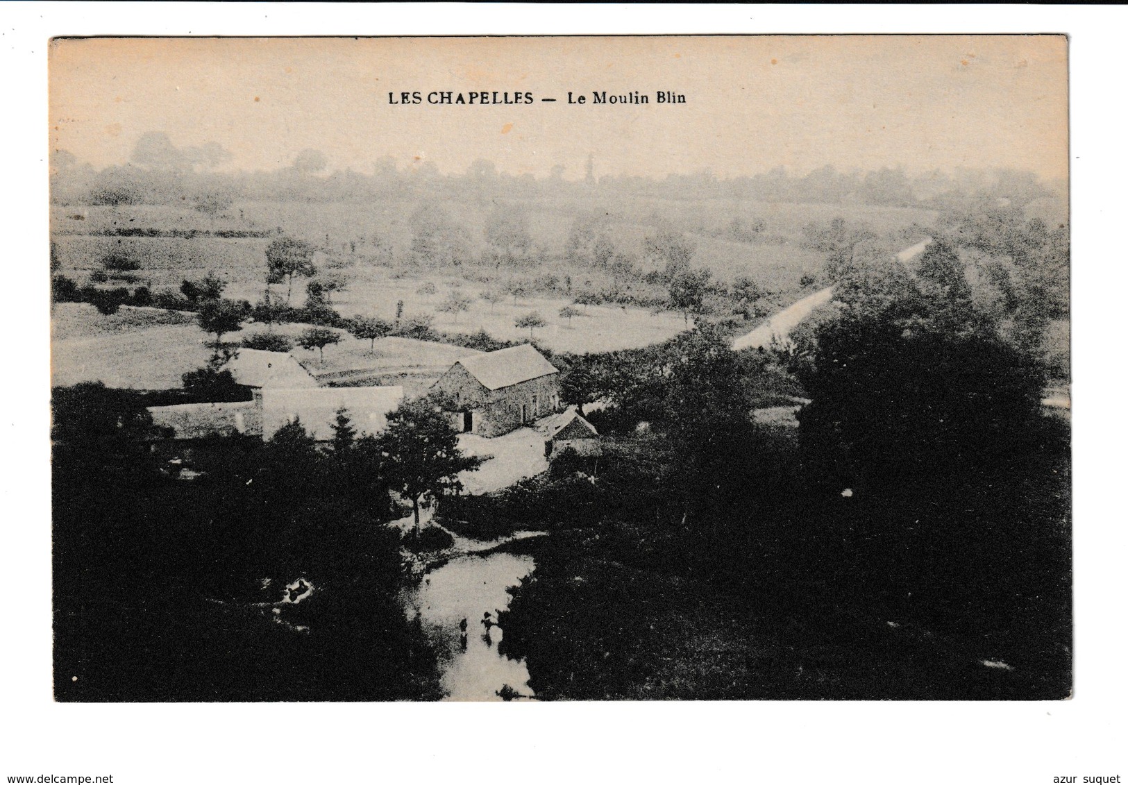 FRANCE / CPA / LES CHAPELLES / LE MOULIN BLIN / 1919 - Autres & Non Classés