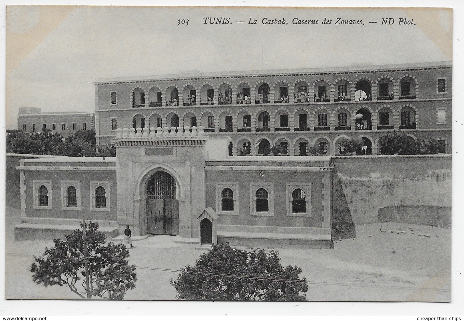 Tunis - La Casbah, Caserne Des Zouaves - ND 303 - Tunisie