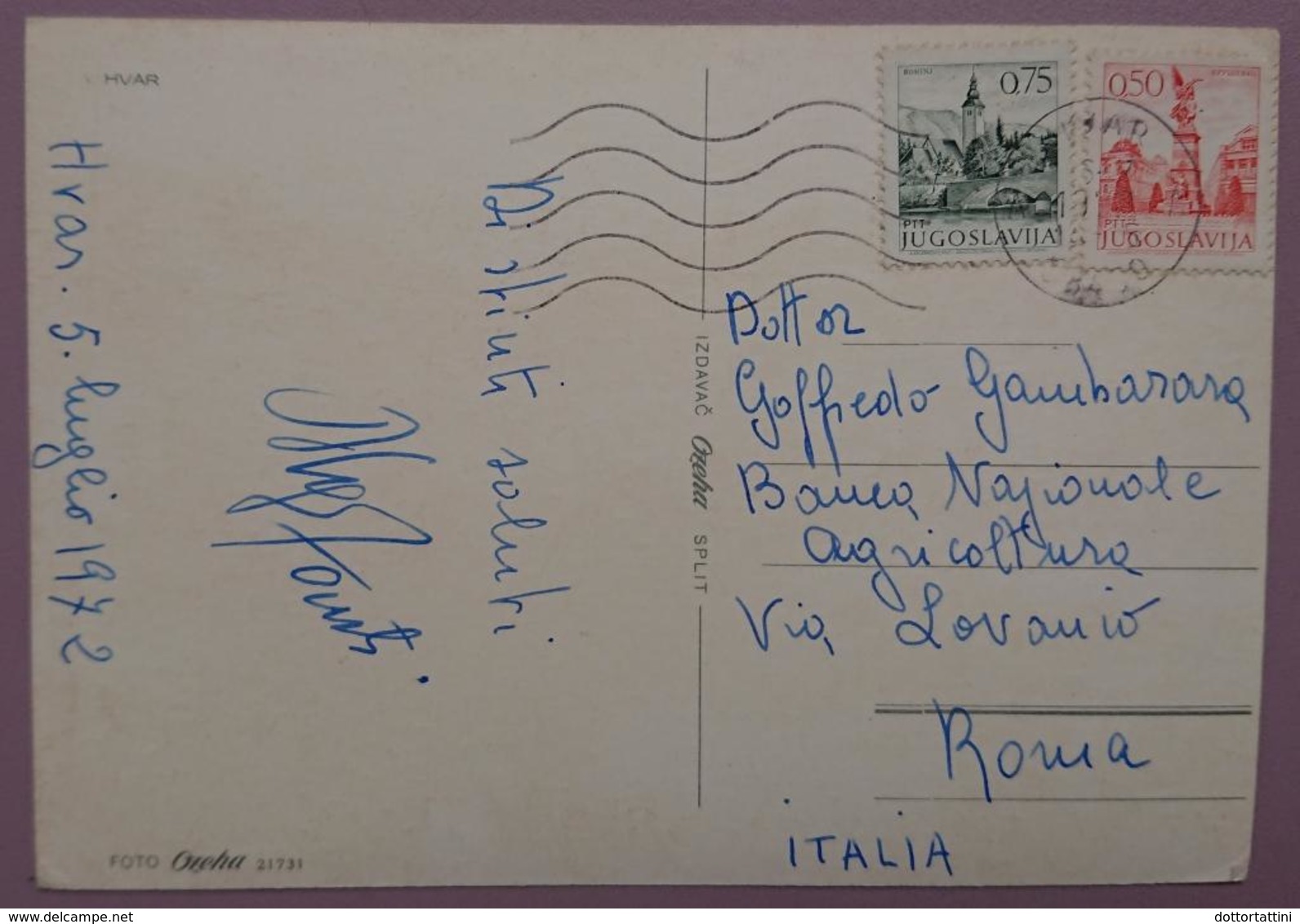 HVAR - YUGOSLAVIA (CROATIA) - Animated -   Vg - Jugoslavia